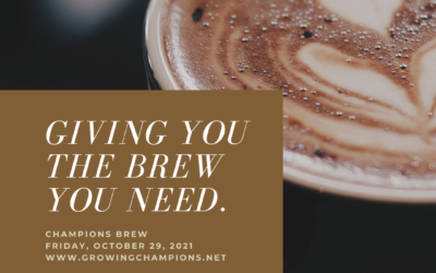 Champions Brew for Friday, October 29, 2021